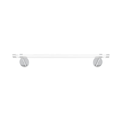 Verre 24" Acrylic Towel Bar in Chrome