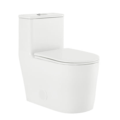 Liberte One-Piece Elongated Toilet Dual-Flush 1.1/1.6 gpf