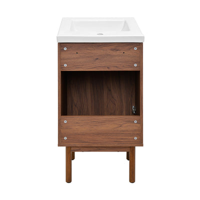 Classe 18" Bathroom Vanity in Dark Walnut