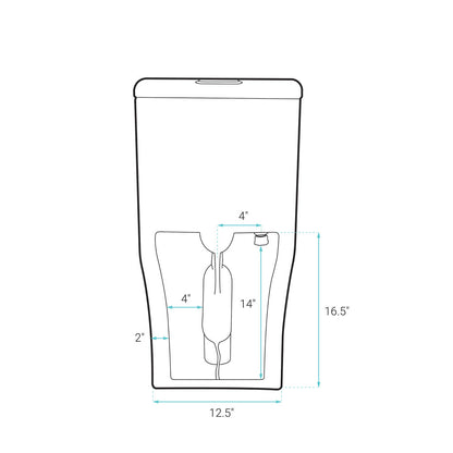Burdon One Piece Elongated Toilet Dual Flush 1.1/1.6 gpf in Bisque