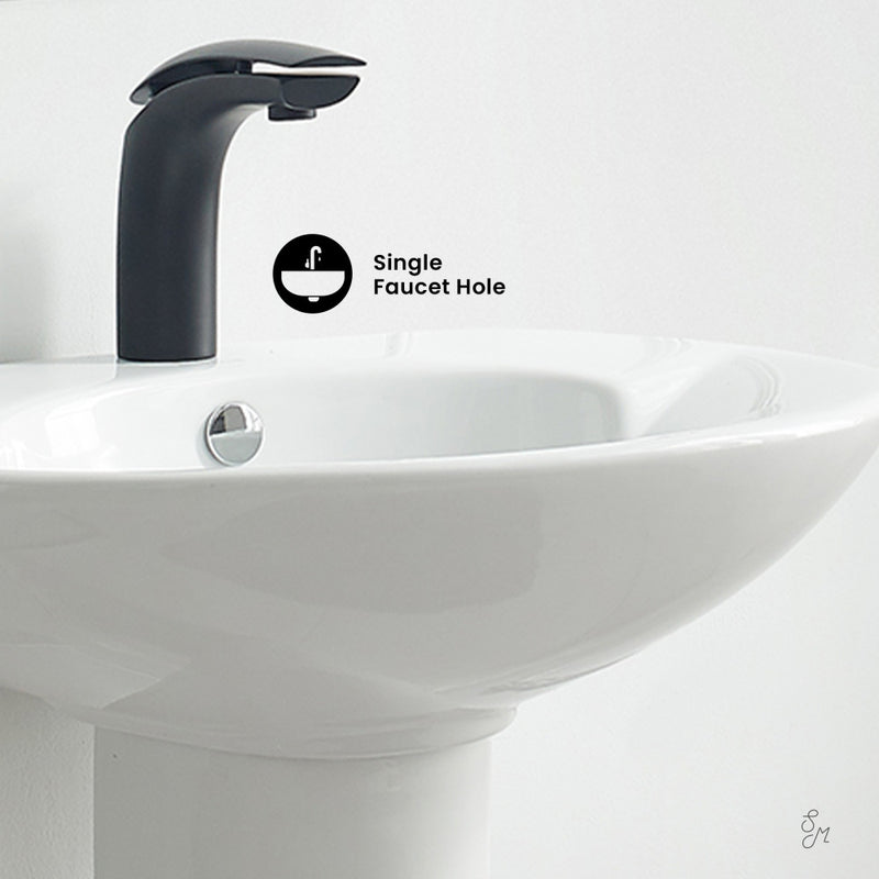 Plaisir Rounded Basin Pedestal Sink