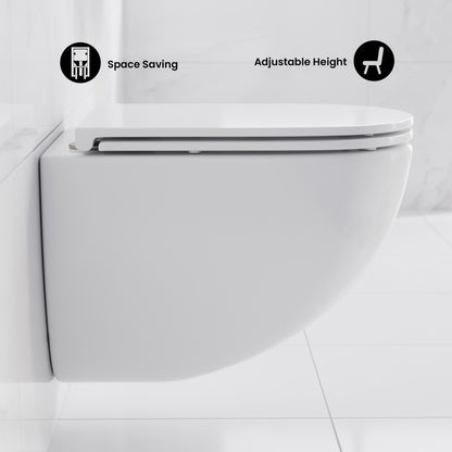 St. Tropez Wall-Hung Toilet Bowl Only in Matte White