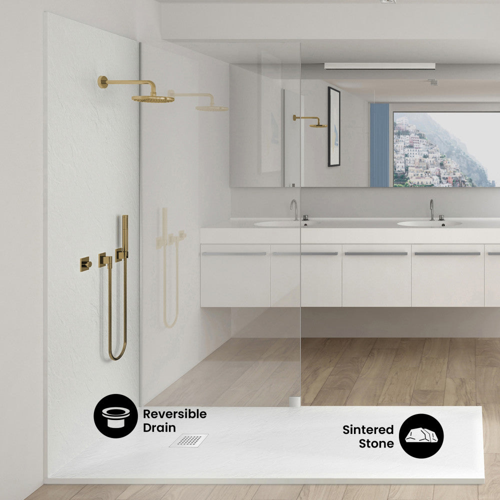 Terre P Series 60" x 36" Reversible Drain Shower Base