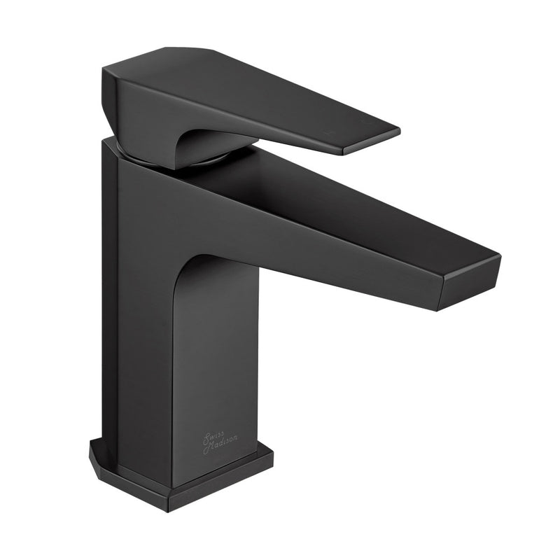 Voltaire Single Hole, Single-Handle, Bathroom Faucet in Matte Black