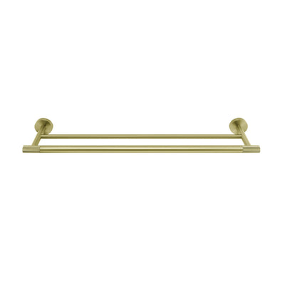 Avallon 24" Double Towel Bar in Brushed Gold