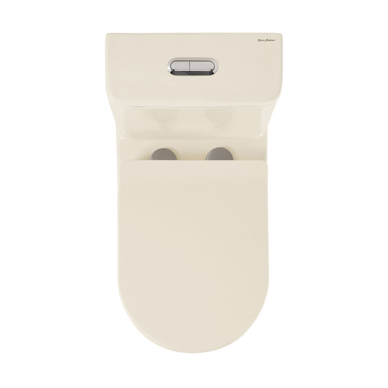 Burdon One Piece Elongated Toilet Dual Flush 1.1/1.6 gpf in Bisque