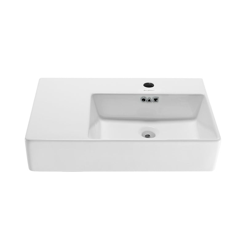 St. Tropez 24 x 18 Ceramic Wall Hung Sink with Right Side Faucet Mount