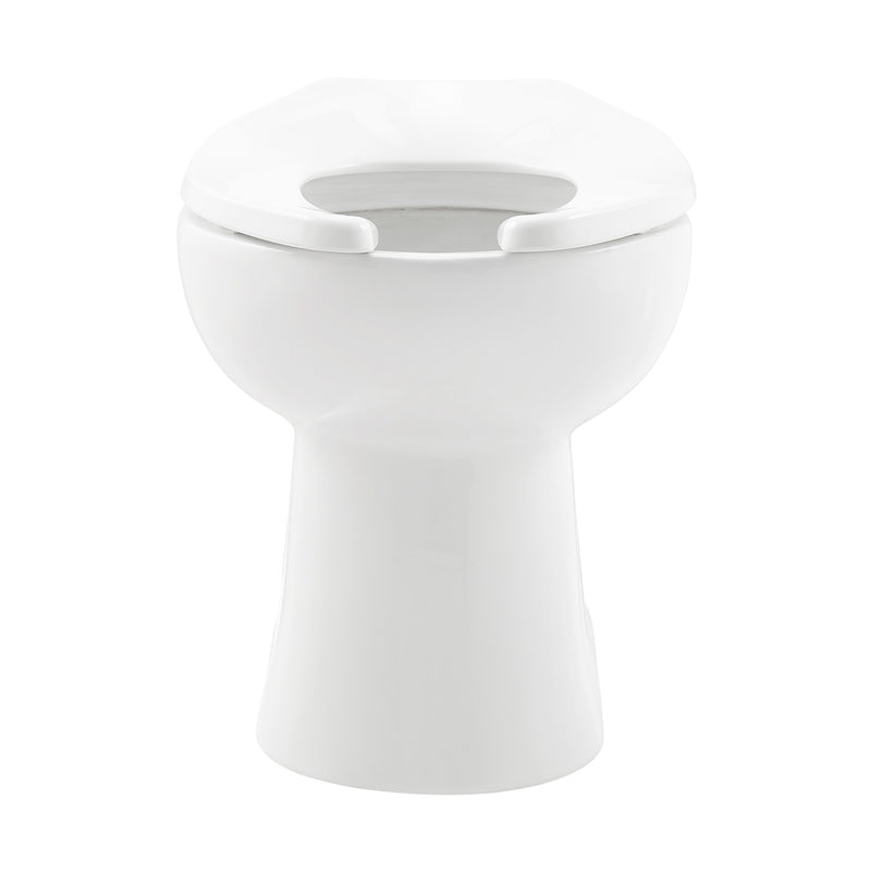 Sirene Floor-Mounted Commercial Elongated Top Flush Spud Flushometer Toilet Bowl