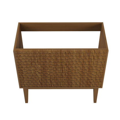 Bosse 36" Freestanding Bathroom Vanity Cabinet without Top in Brown Oak