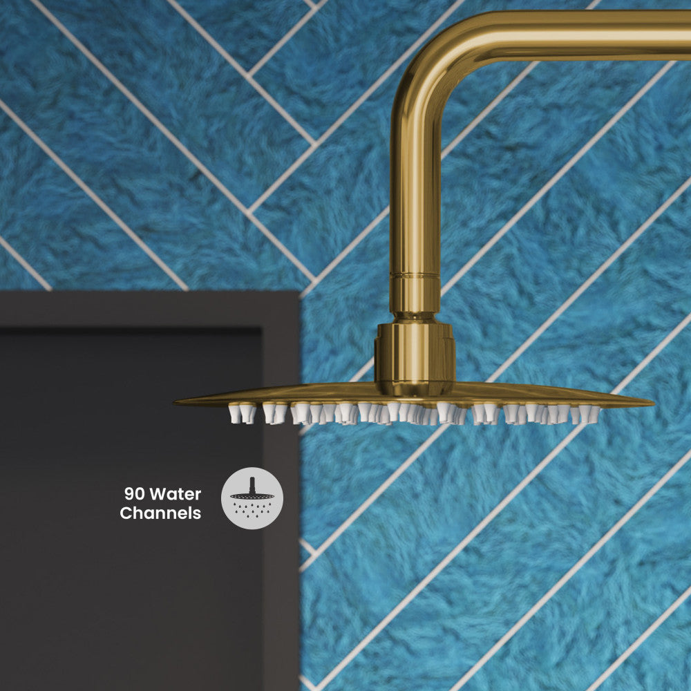Ivy Single-Handle 1-Spray Tub and Shower Faucet in Brushed Gold (Valve Included)