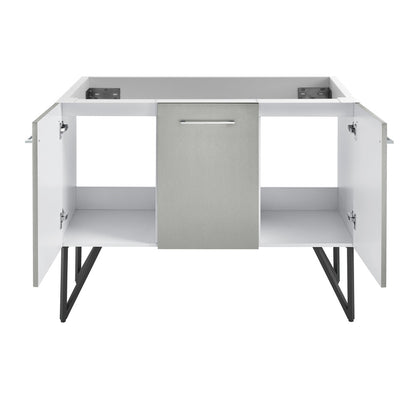 Annecy 48 Brushed Gray Bathroom Vanity Cabinet Only (SM-BV234)