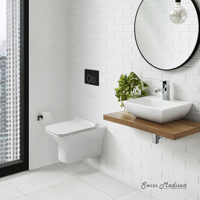 Carre Wall-Hung Elongated Toilet Bowl