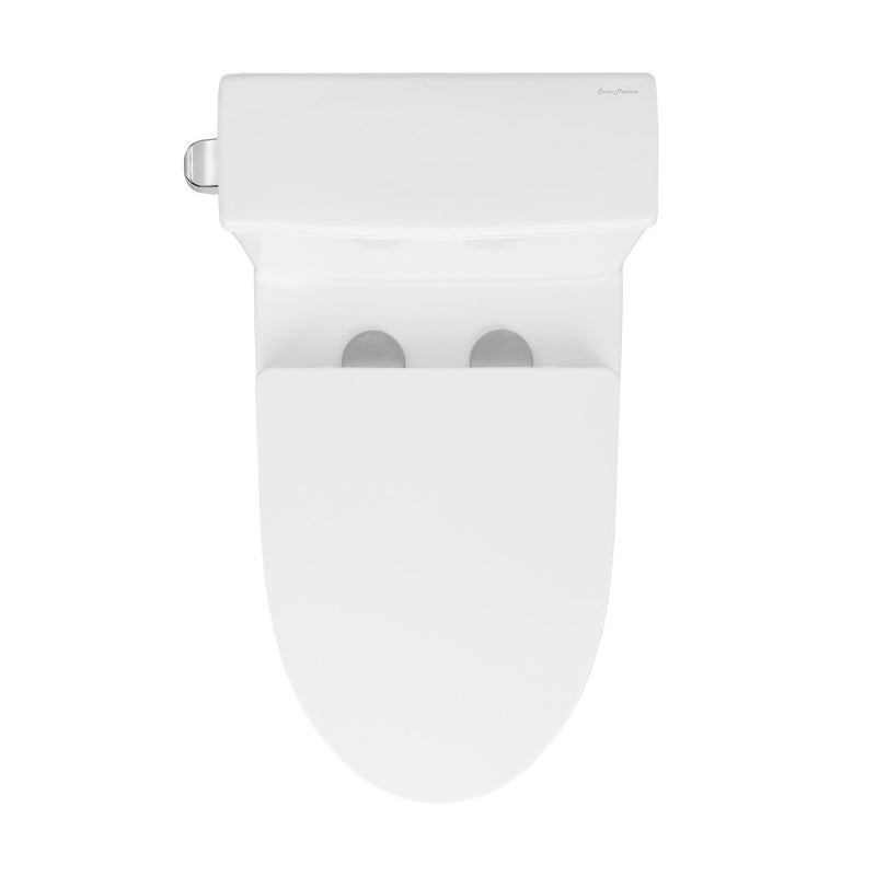 Dreux One-Piece 12" Rough-in 1.28 GPF Left Flush Elongated Toilet in Glossy White