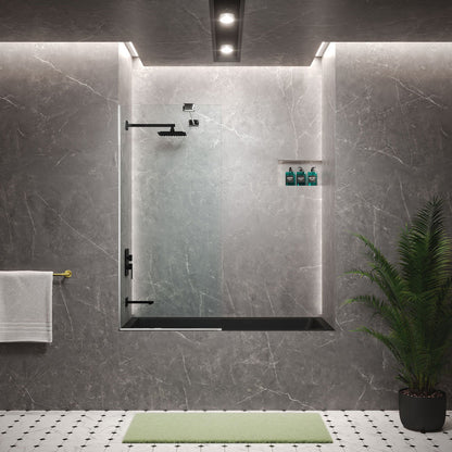 Concorde Single-Handle 1-Spray Tub and Shower Faucet in Matte Black (Valve Included)
