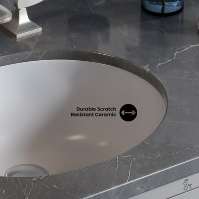 Plaisir 16.5 Oval Under-Mount Bathroom Sink