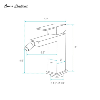 Concorde Bidet Faucet in Chrome