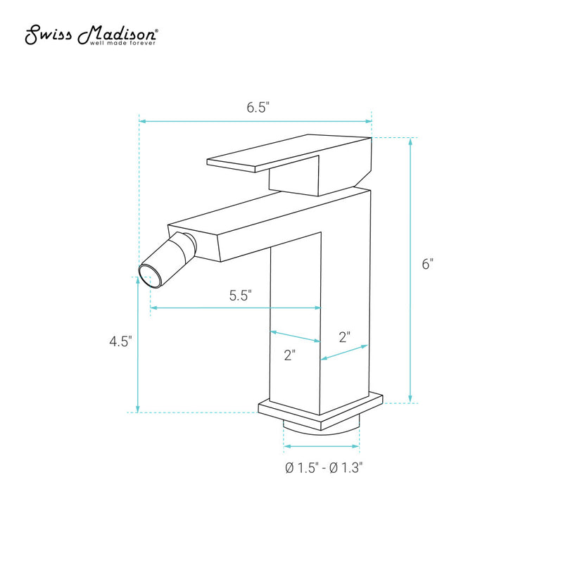Concorde Bidet Faucet in Chrome