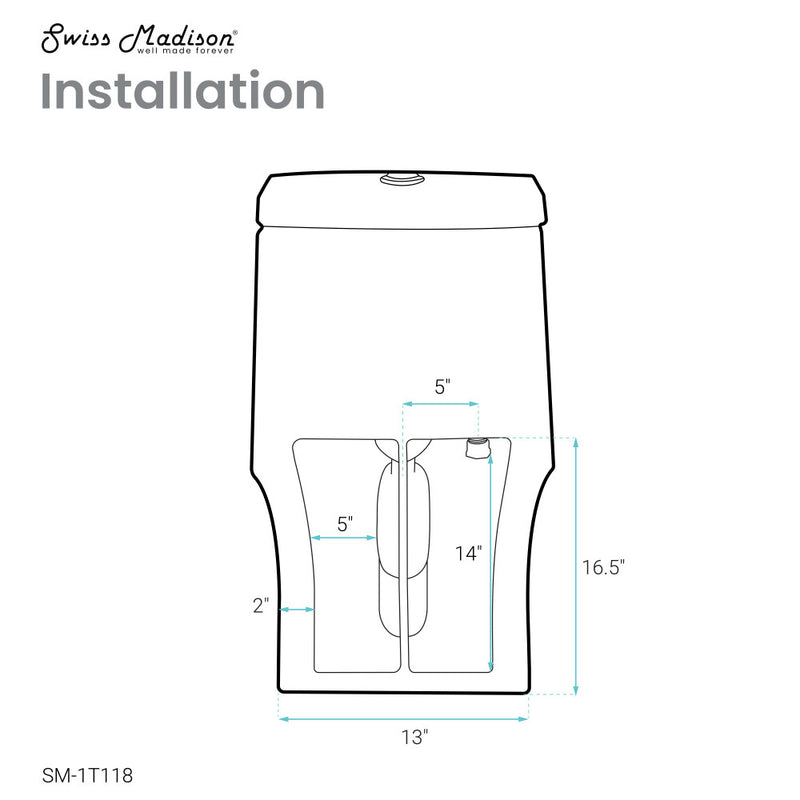 Virage One-Piece Elongated Toilet Vortex Dual-Flush 1.1/1.6 gpf