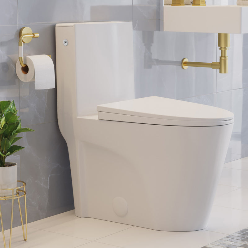 St. Tropez One-Piece Elongated Toilet, Touchless 1.1/1.6 gpf