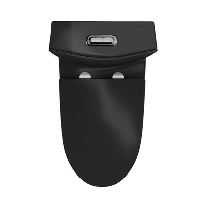 St. Tropez One Piece Elongated Toilet Vortex™ Flush in Glossy Black 1.1/1.6 gpf