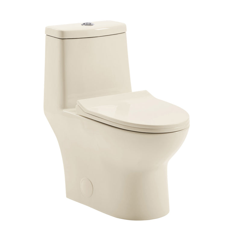 Ivy One Piece Toilet Dual Vortex Flush 1.1/1.6 gpf in Bisque