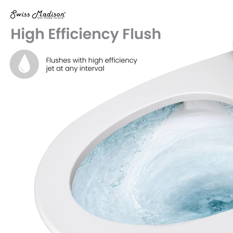 Sirene Floor-Mounted Comfort Height Commercial Elongated Top Flush Spud Flushometer Toilet Bowl