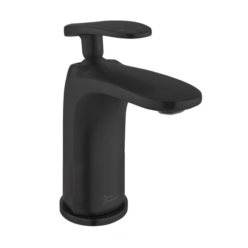 Sublime Single Hole, Single-Handle, Bathroom Faucet in Matte Black