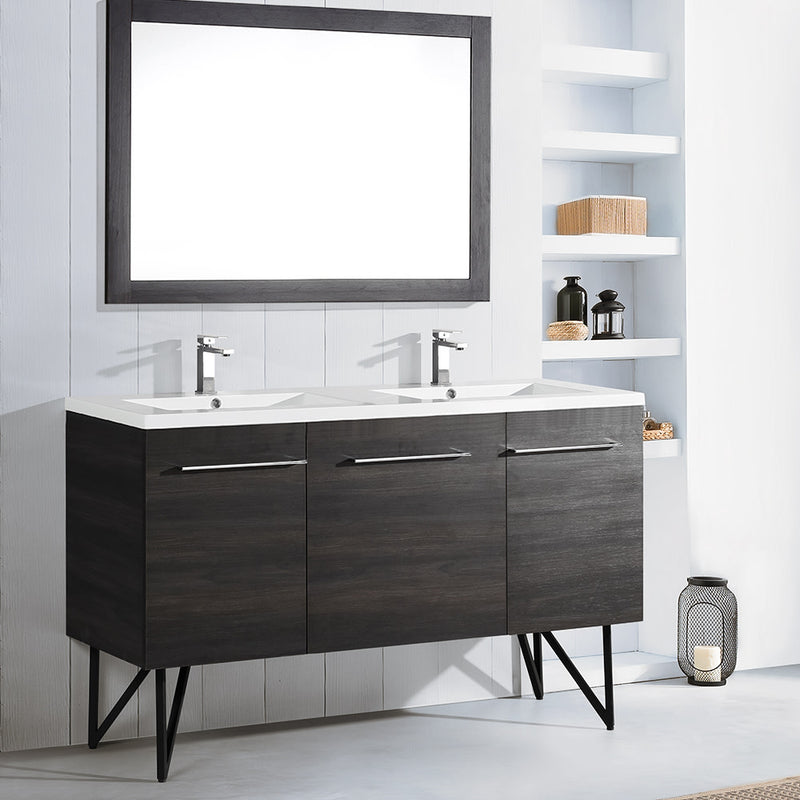 60" Vanity Top Bathroom Sink