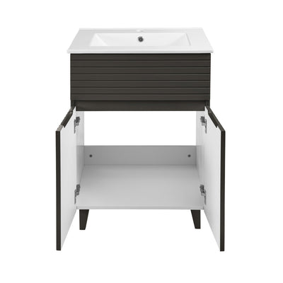 Bernay 24" Bathroom Vanity in Cedar Gray