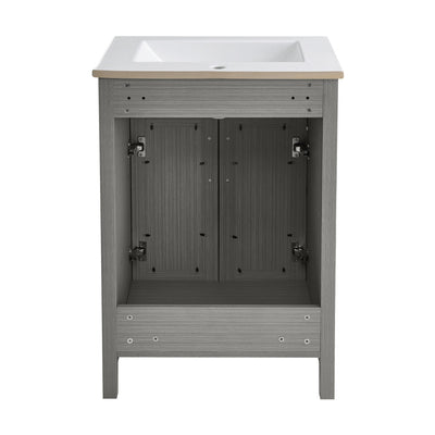 Calice 24" Bathroom Vanity in Carbon Gray