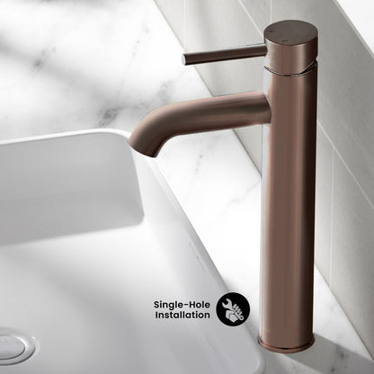 Ivy Single Hole, Single-Handle, High Arc Bathroom Faucet in Oil Rubbed Bronze