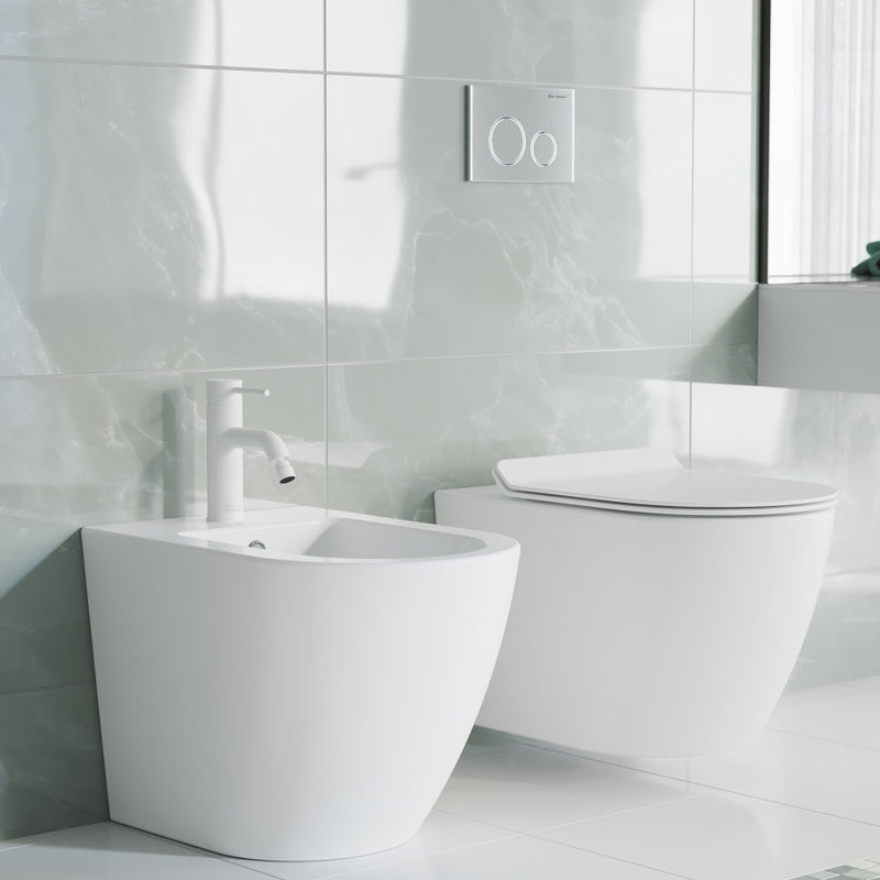 Ivy Bidet Faucet in Matte White