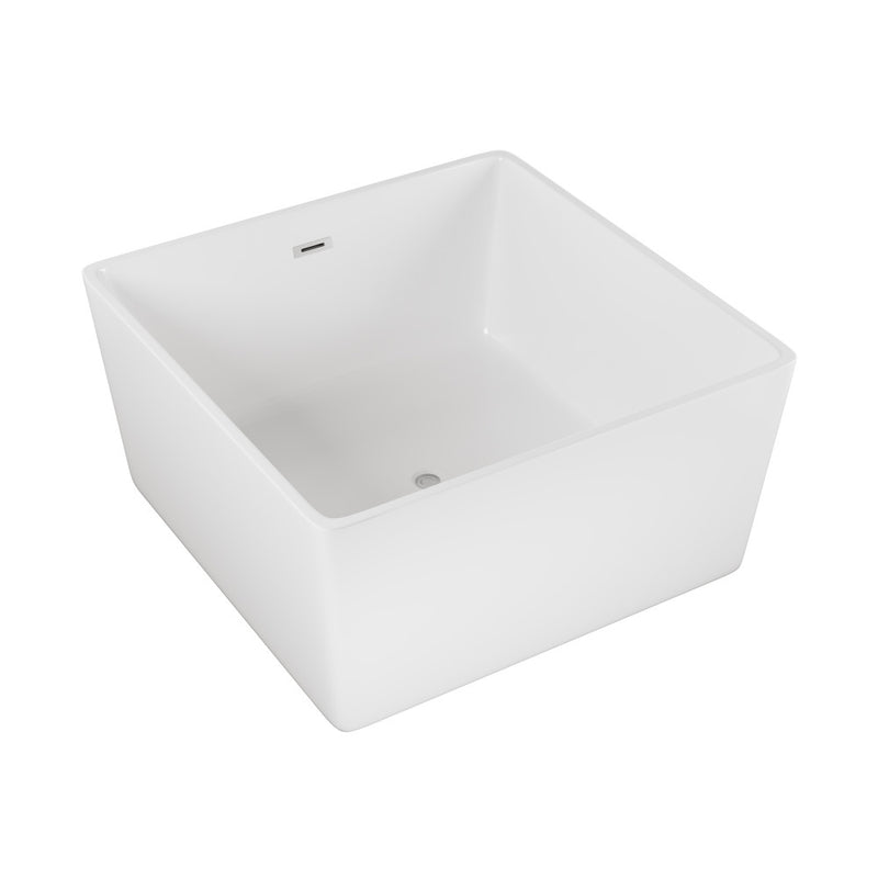 Voltaire 47" Square Freestanding Bathtub