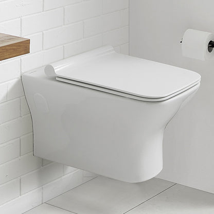 Carre Wall-Hung Elongated Toilet Bowl