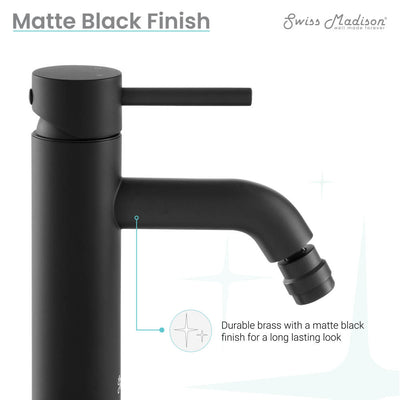 Ivy Bidet Faucet in Matte Black