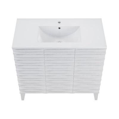 Cascade 36'' Bathroom Vanity in White