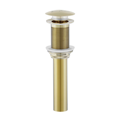 Residential Non-Overflow Pop Up Sink Drain 1.75 in Gold