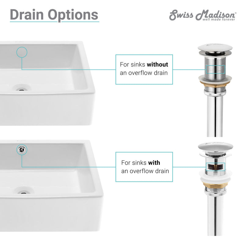 Residential Pop Up Sink Drain 1.75