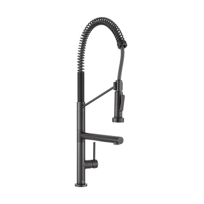 Nouvet Single Handle, Pull-Down Kitchen Faucet with Pot Filler in Gunmetal Gray