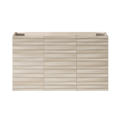 Cascade 36" Wall-Mounted Bathroom Vanity Cabinet without Top in White Oak