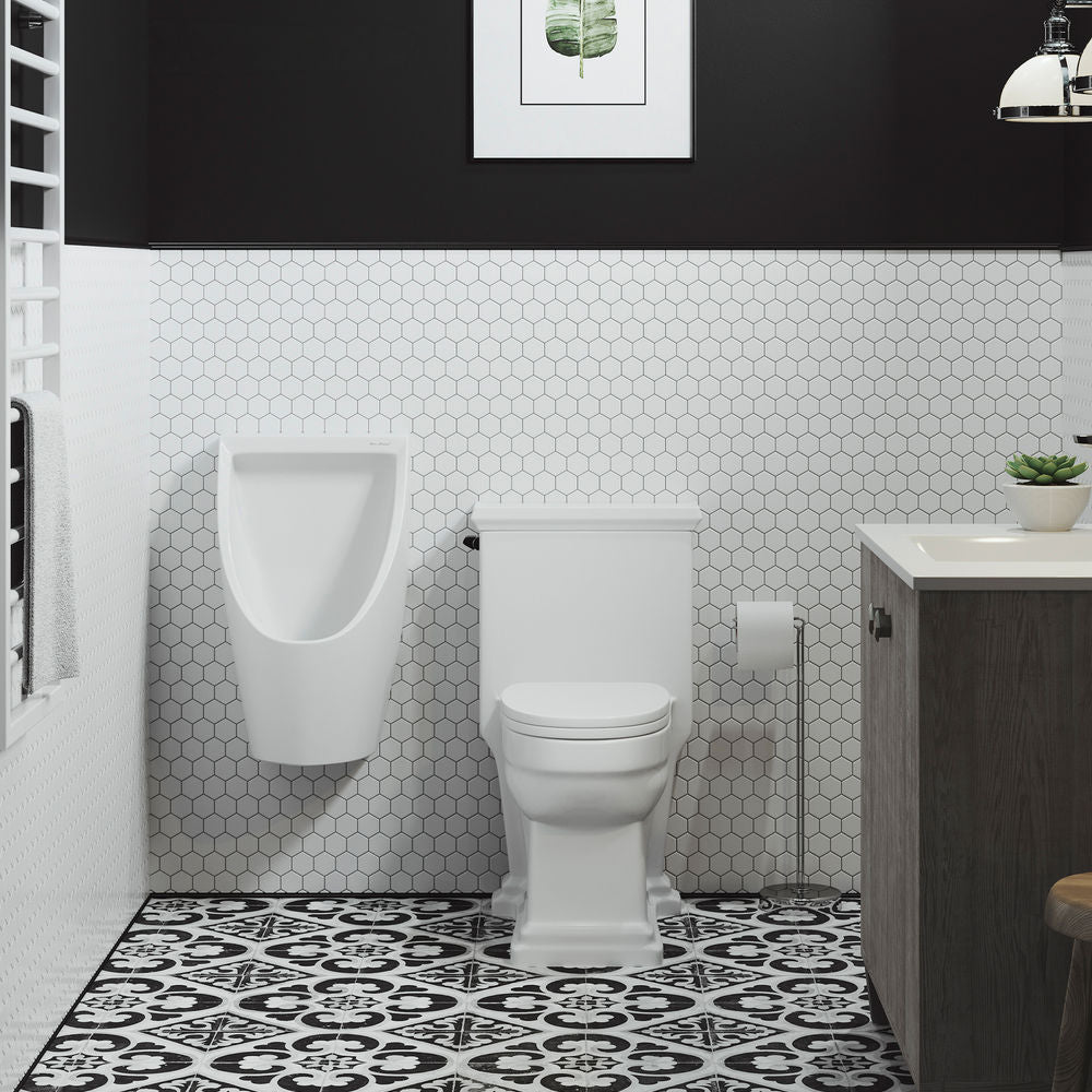Voltaire Waterless Urinal in White