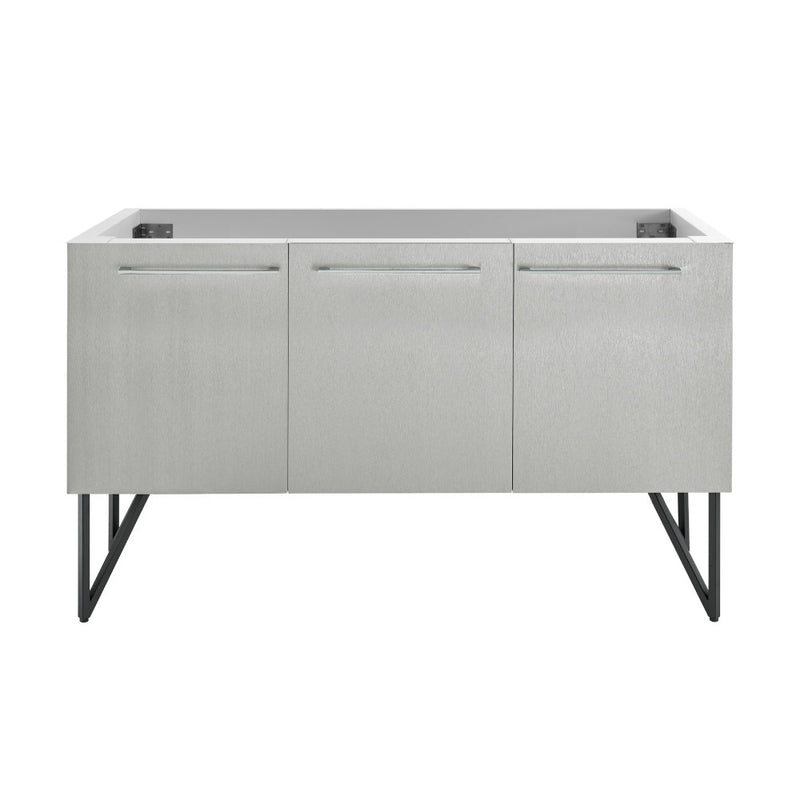 Annecy 60 Brushed Grey Bathroom Vanity Cabinet Only (SM-BV236)