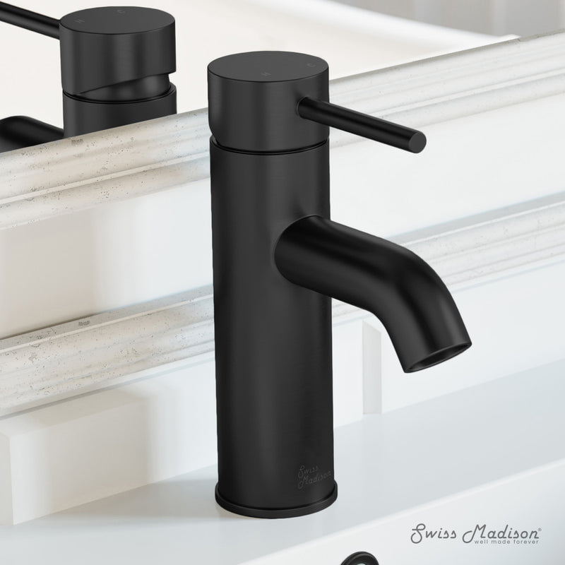 Ivy Single Hole, Single-Handle, Bathroom Faucet in Matte Black