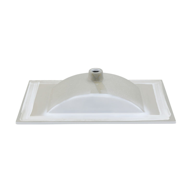 30" 3-Hole Widespread Vanity Sink Top in Glossy White