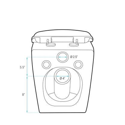 St. Tropez Wall-Hung Toilet Bundle 0.8/1.6 GPF Dual Flush in Glossy White with Flush Plate