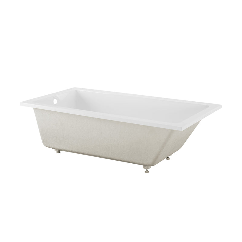 Voltaire 72" x 36" Reversible Drain Drop-In Bathtub