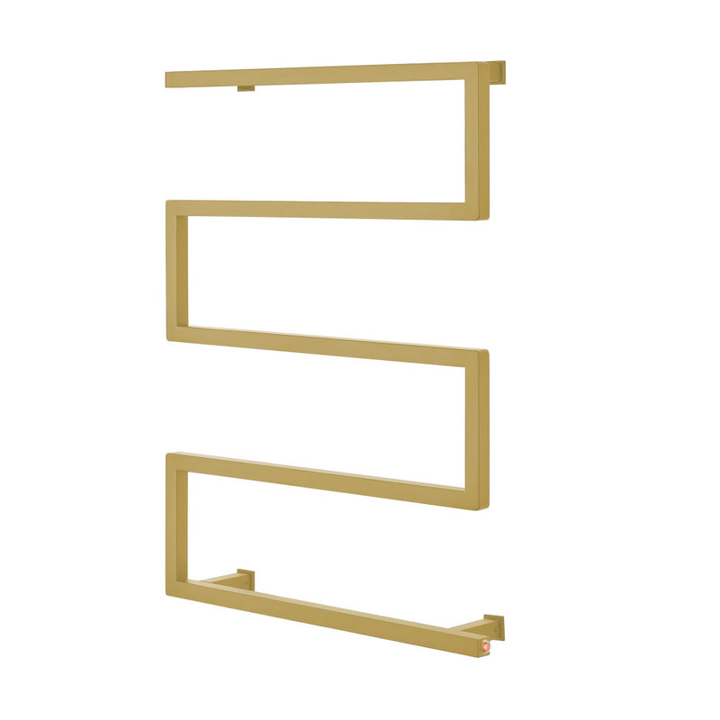 Voltaire 5-Bar Electric Towel Warmer in Brushed Gold