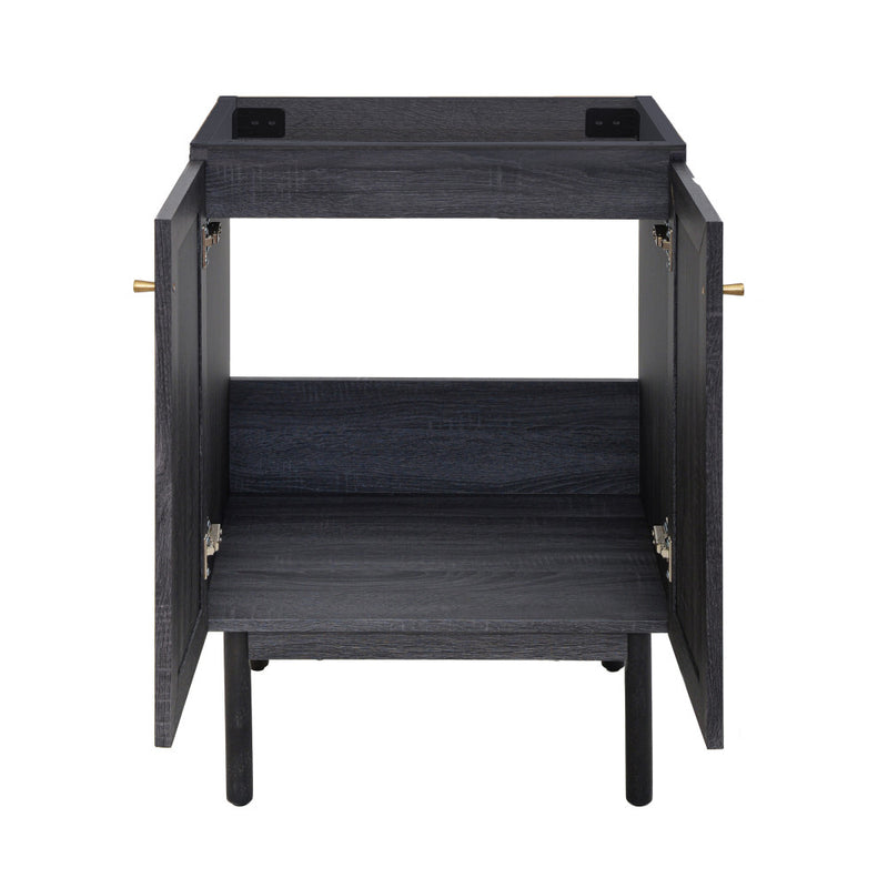 Classe 24" Bathroom Vanity in Black Cabinet Only