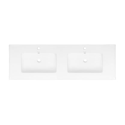 60" Vanity Top Bathroom Sink