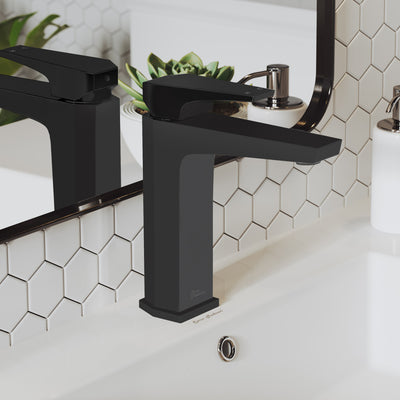 Voltaire Single Hole, Single-Handle, Bathroom Faucet in Matte Black